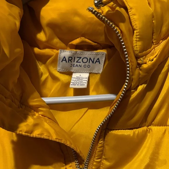 Arizona Jean Company Yellow Ski Jacket - Picture 4 of 6